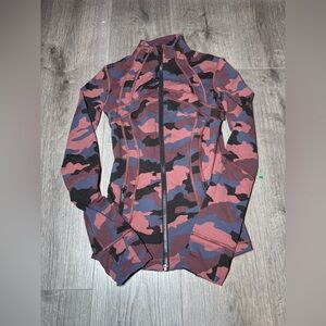 LULULEMON DEFINE JACKET luon heritage 365 camo smoky red night sea multi size 2